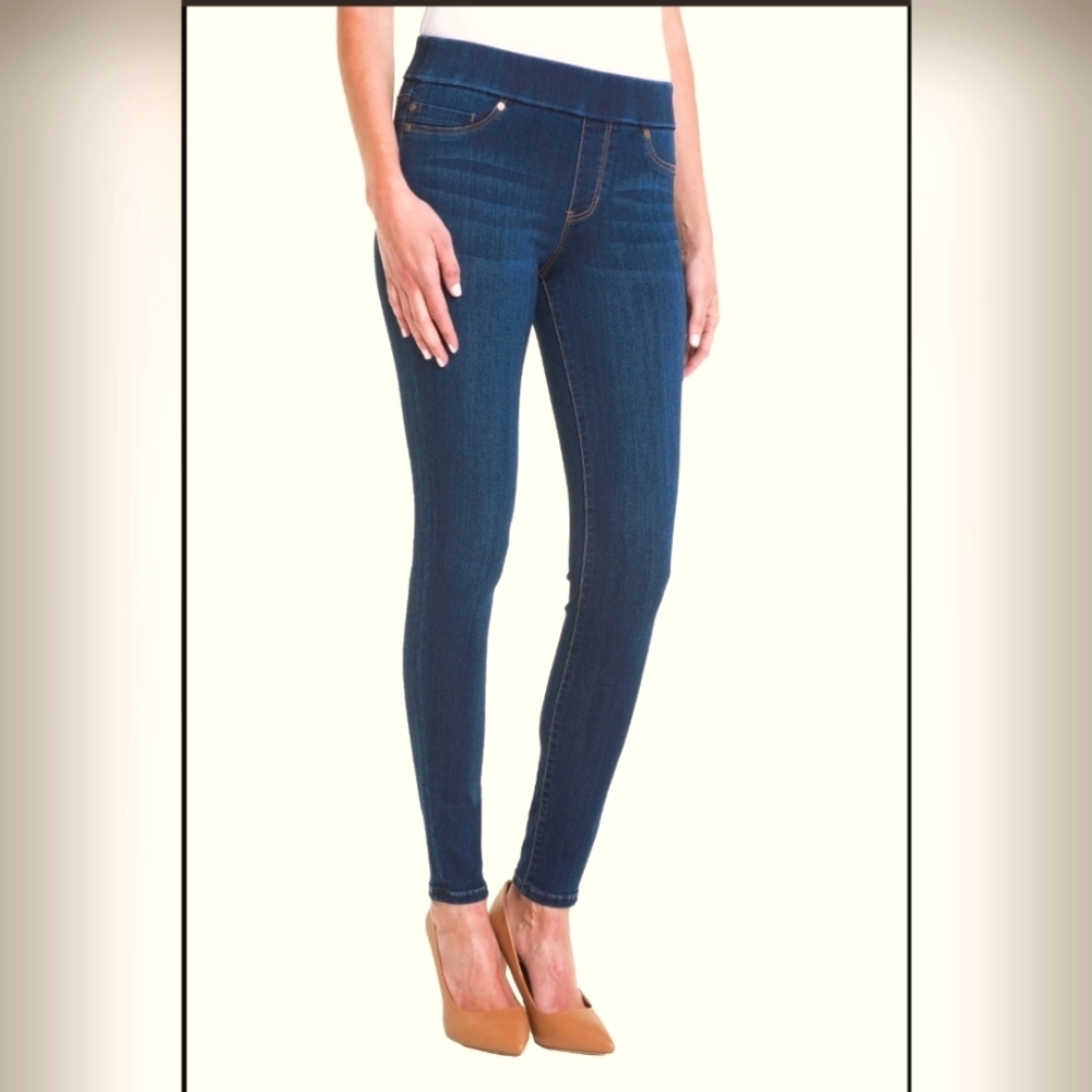 Liverpool Pull On The Denim Leggings Jeans size 6P